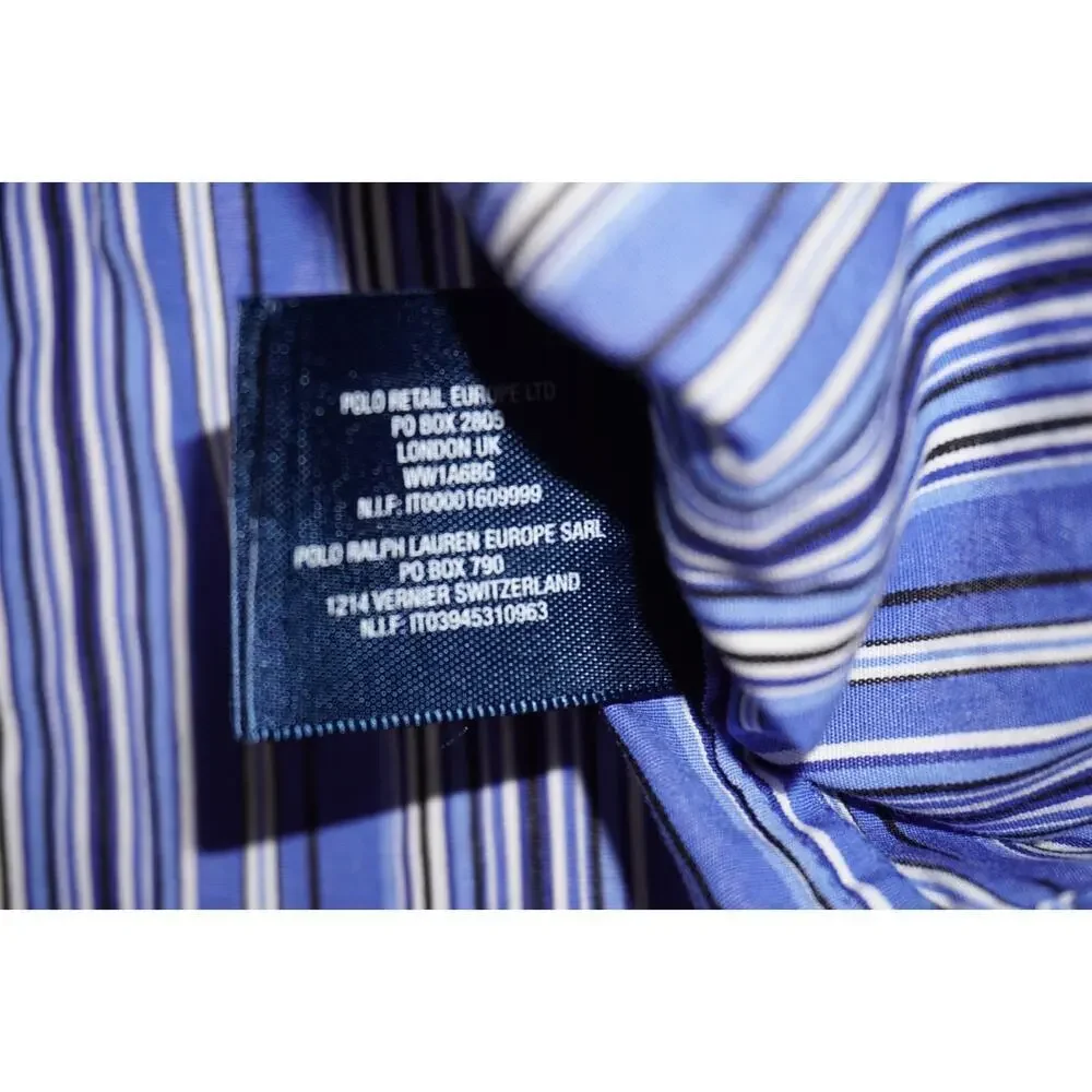 Ralph Lauren Baby Oxford Shirt | 12M | Classic Striped Button-Down